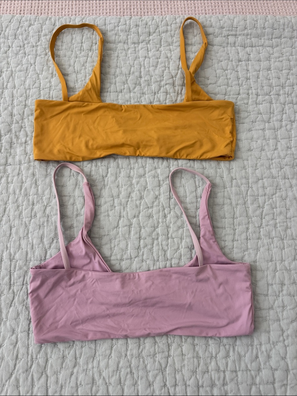 Dippin Daisys Kelly Top Cut in Mustard and Lavender